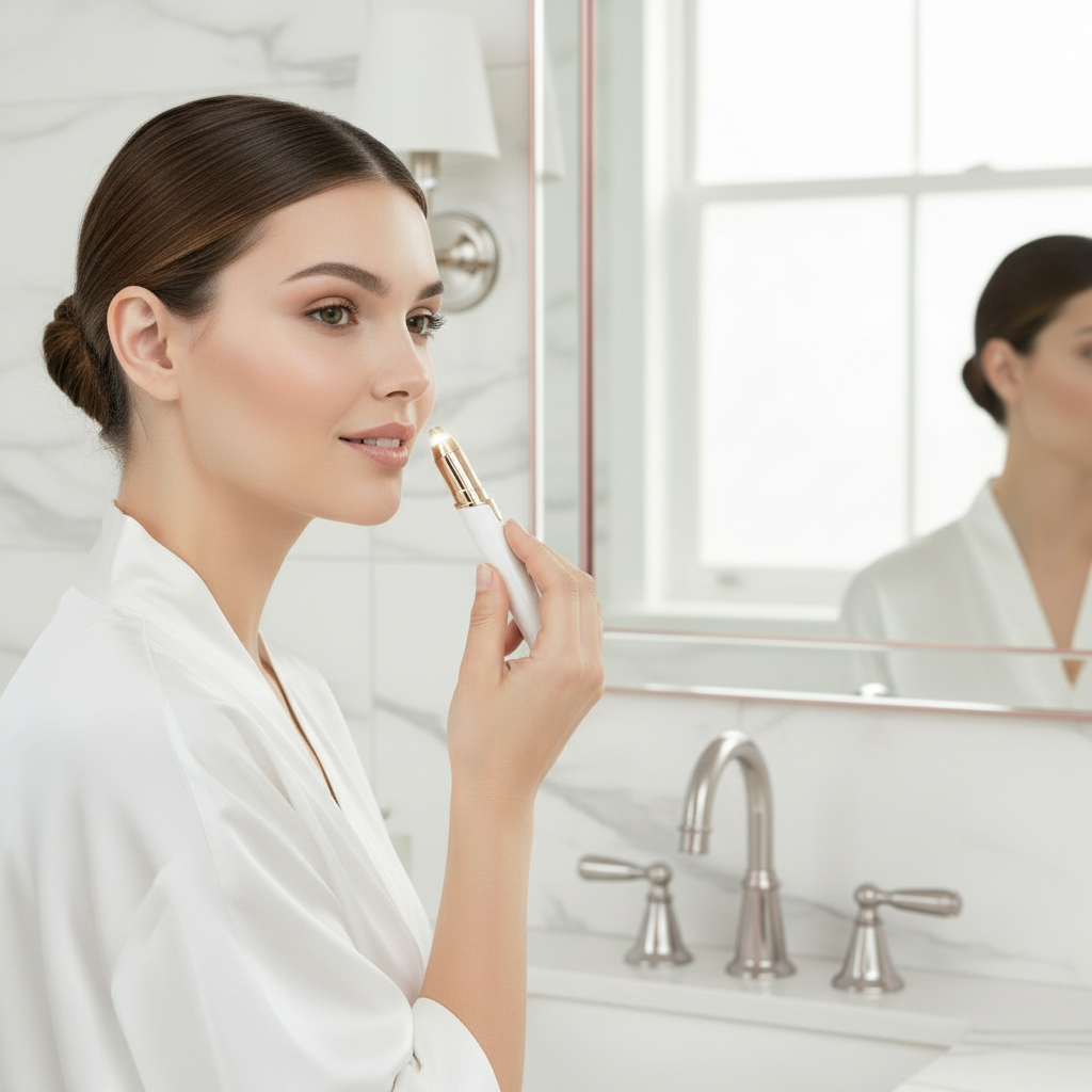 Lusco Glow Fineline™ — Depiladora Facial de Precisión LED